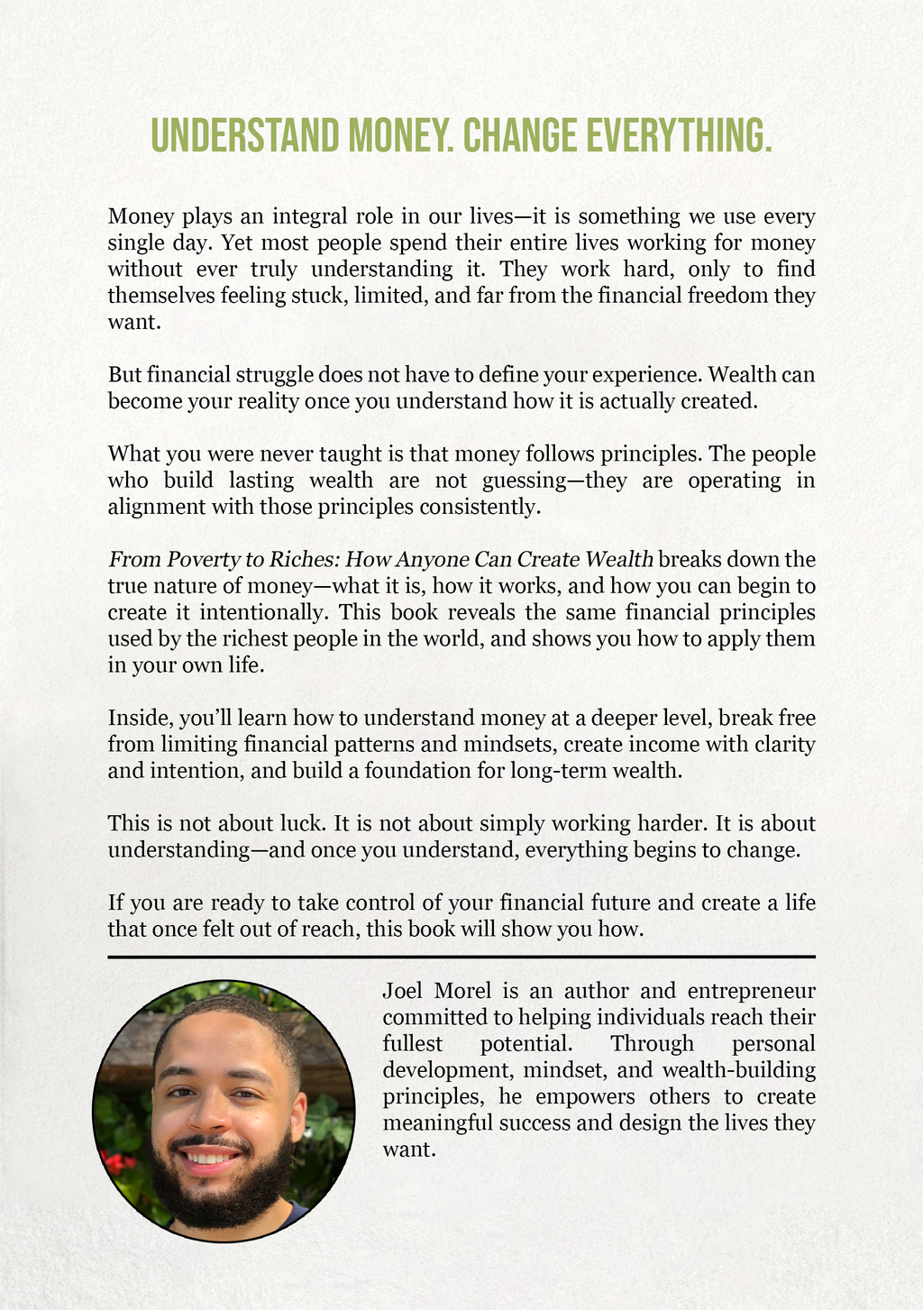 From Poverty to Riches: How Anyone Can Create Wealth (Digital Copy)